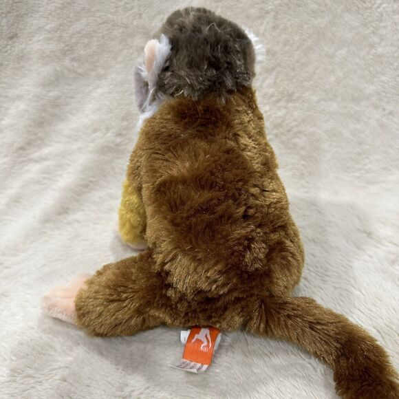 Wild Republic Squirrel Monkey Plush Stuffed Animal Soft 8" Zoo Souvenir Toy - Picture 5 of 6